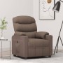 Sillón reclinable eléctrico tela gris taupé en Sillones | Comprar online en Foru.es
