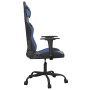 Silla gaming cuero sintético negro y azul en Sillas gaming | Comprar online en Foru.es