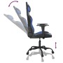 Silla gaming cuero sintético negro y azul en Sillas gaming | Comprar online en Foru.es