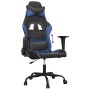 Silla gaming cuero sintético negro y azul en Sillas gaming | Comprar online en Foru.es