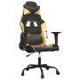Silla gaming cuero sintético negro y dorado en Sillas gaming | Comprar online en Foru.es