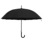 Paraguas automático negro 120 cm de vidaXL, Paraguas - Ref: Foro24-149139, Precio: 19,49 €, Descuento: %