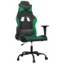 Silla gaming cuero sintético negro y verde en Sillas gaming | Comprar online en Foru.es