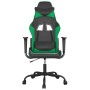 Silla gaming cuero sintético negro y verde en Sillas gaming | Comprar online en Foru.es