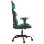 Silla gaming cuero sintético negro y verde en Sillas gaming | Comprar online en Foru.es