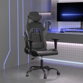 Silla gaming cuero sintético negro y gris en Sillas gaming | Comprar online en Foru.es
