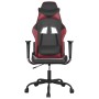 Silla gaming cuero sintético negro y rojo vino tinto en Sillas gaming | Comprar online en Foru.es
