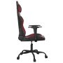 Silla gaming cuero sintético negro y rojo vino tinto en Sillas gaming | Comprar online en Foru.es