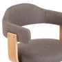 Taburetes de bar 2 unidades gris taupe madera curvada y tela de vidaXL, Taburetes de cocina - Ref: Foro24-327339, Precio: 201...