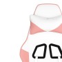 Silla gaming cuero sintético blanco y rosa en Sillas gaming | Comprar online en Foru.es