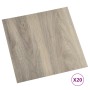 Tarimas de suelo autoadhesivas 20 uds PVC gris taupe 1,86 m² de vidaXL, Suelos y moquetas - Ref: Foro24-330157, Precio: 35,94...