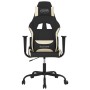 Silla gaming tela crema y negro en Sillas gaming | Comprar online en Foru.es