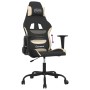 Silla gaming tela crema y negro en Sillas gaming | Comprar online en Foru.es