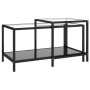 Mesita de centro 2 piezas vidrio templado negro de vidaXL, Mesas auxiliares - Ref: Foro24-331614, Precio: 111,86 €, Descuento: %
