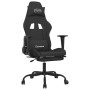 Silla gaming con reposapiés tela negro en Sillas gaming | Comprar online en Foru.es