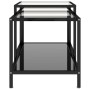 Mesita de centro 2 piezas vidrio templado negro de vidaXL, Mesas auxiliares - Ref: Foro24-331614, Precio: 111,86 €, Descuento: %