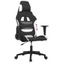 Silla gaming tela negro y blanco en Sillas gaming | Comprar online en Foru.es