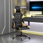 Silla gaming cuero sintético negro y dorado en Sillas gaming | Comprar online en Foru.es