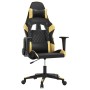 Silla gaming cuero sintético negro y dorado en Sillas gaming | Comprar online en Foru.es