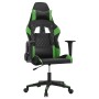 Silla gaming cuero sintético negro y verde en Sillas gaming | Comprar online en Foru.es