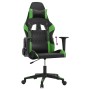 Silla gaming cuero sintético negro y verde en Sillas gaming | Comprar online en Foru.es