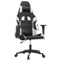 Silla gaming cuero sintético negro y blanco en Sillas gaming | Comprar online en Foru.es