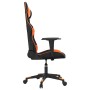 Silla gaming cuero sintético negro y naranja en Sillas gaming | Comprar online en Foru.es