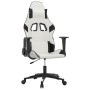 Silla gaming cuero sintético blanco y negro en Sillas gaming | Comprar online en Foru.es