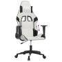 Silla gaming cuero sintético blanco y negro en Sillas gaming | Comprar online en Foru.es