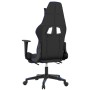 Silla gaming con reposapiés cuero sintético negro azul en Sillas gaming | Comprar online en Foru.es