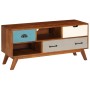 Mueble para TV con 3 cajones madera maciza acacia 110x35x50 cm de vidaXL, Muebles TV - Ref: Foro24-247936, Precio: 182,46 €, ...