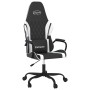Silla gaming cuero sintético negro y blanco en Sillas gaming | Comprar online en Foru.es