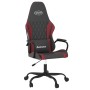 Silla gaming cuero sintético negro y rojo vino tinto en Sillas gaming | Comprar online en Foru.es