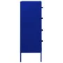 Dark blue steel drawer cabinet 80x35x101.5 cm by vidaXL, Drawers - Ref: Foro24-336199, Price: 189,17 €, Discount: %