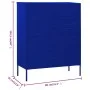 Dark blue steel drawer cabinet 80x35x101.5 cm by vidaXL, Drawers - Ref: Foro24-336199, Price: 189,17 €, Discount: %