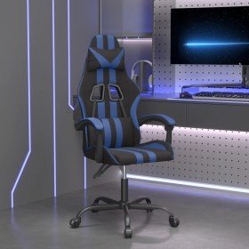 Silla gaming cuero sintético negro y azul en Sillas gaming | Comprar online en Foru.es