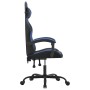 Silla gaming cuero sintético negro y azul en Sillas gaming | Comprar online en Foru.es