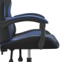 Silla gaming cuero sintético negro y azul en Sillas gaming | Comprar online en Foru.es