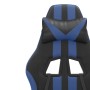 Silla gaming cuero sintético negro y azul en Sillas gaming | Comprar online en Foru.es