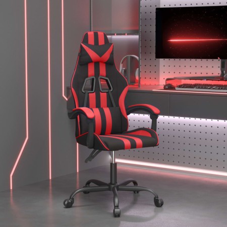 Silla gaming cuero sintético negro y rojo en Sillas gaming | Comprar online en Foru.es