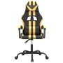 Silla gaming cuero sintético negro y dorado en Sillas gaming | Comprar online en Foru.es