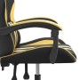 Silla gaming cuero sintético negro y dorado en Sillas gaming | Comprar online en Foru.es