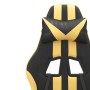 Silla gaming cuero sintético negro y dorado en Sillas gaming | Comprar online en Foru.es