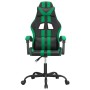 Silla gaming cuero sintético negro y verde en Sillas gaming | Comprar online en Foru.es