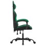 Silla gaming cuero sintético negro y verde en Sillas gaming | Comprar online en Foru.es