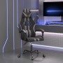 Silla gaming cuero sintético negro y gris en Sillas gaming | Comprar online en Foru.es