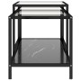 Mesita de centro 2 piezas vidrio templado negro de vidaXL, Mesas auxiliares - Ref: Foro24-331615, Precio: 113,99 €, Descuento: %
