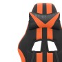 Silla gaming cuero sintético negro y naranja en Sillas gaming | Comprar online en Foru.es