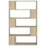 Librería separador contrachapada roble Sonoma 100x24x155 cm de vidaXL, Librerías y estanterías - Ref: Foro24-809200, Precio: ...