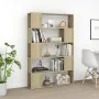 Librería separador contrachapada roble Sonoma 100x24x155 cm de vidaXL, Librerías y estanterías - Ref: Foro24-809200, Precio: ...